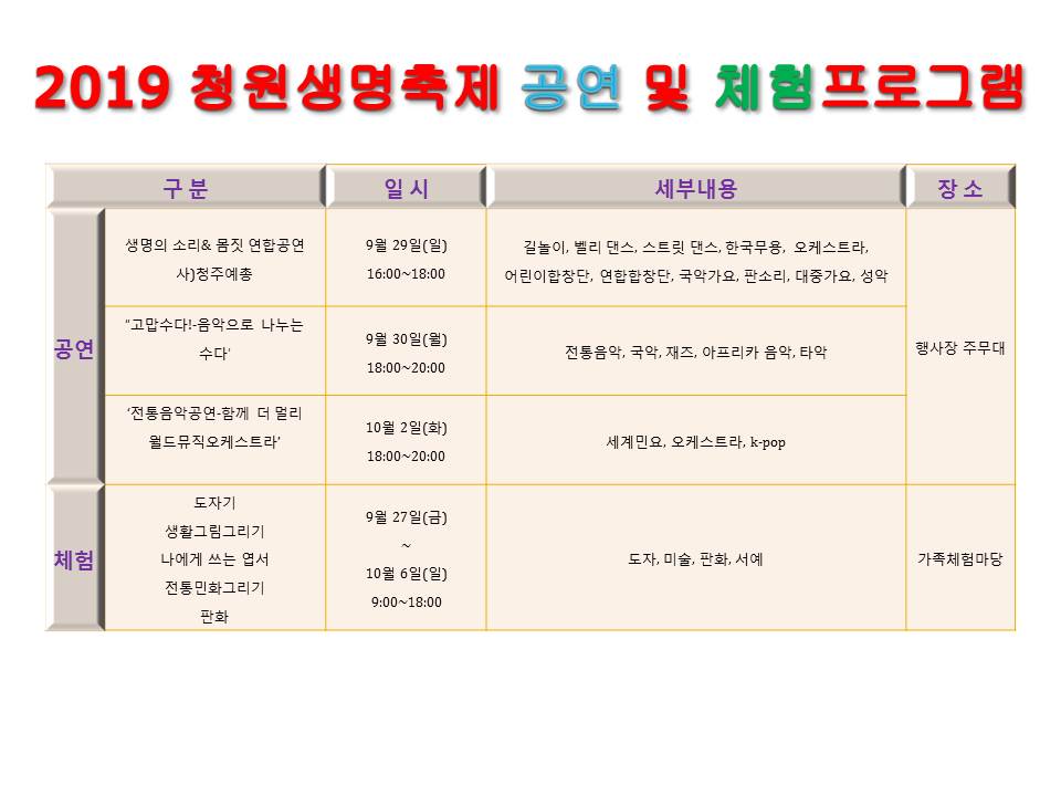 2019 청원생명축제 공연 및 체험프로그램.jpg